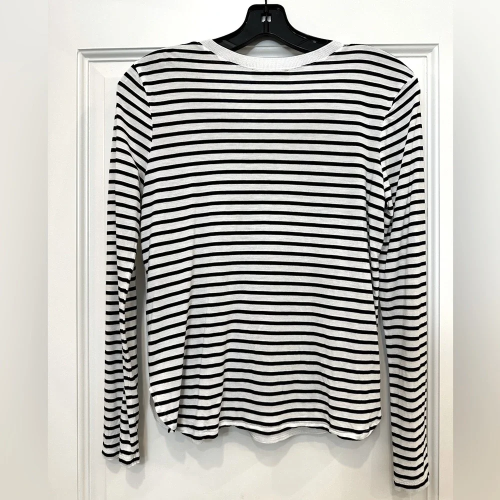 Zara striped long sleeve top - Picture 4 of 5